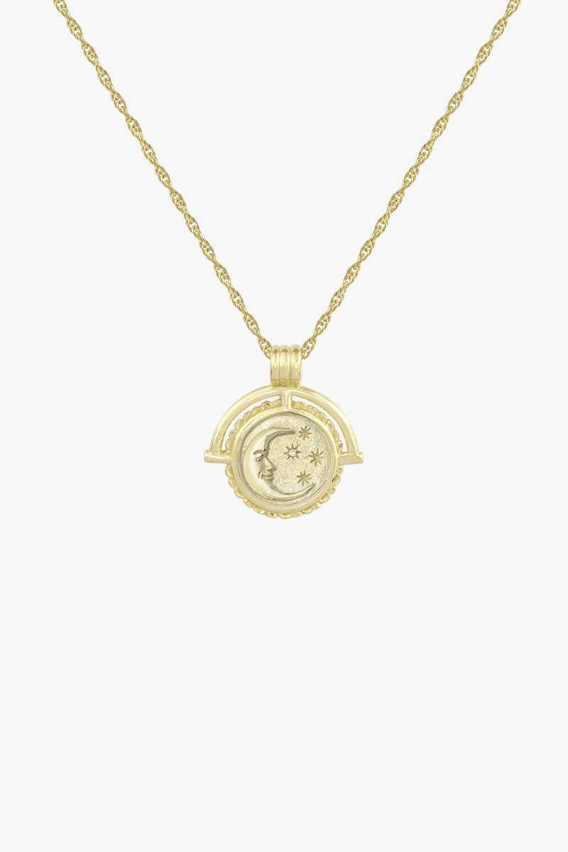Nightfall pendant gold plated-abc