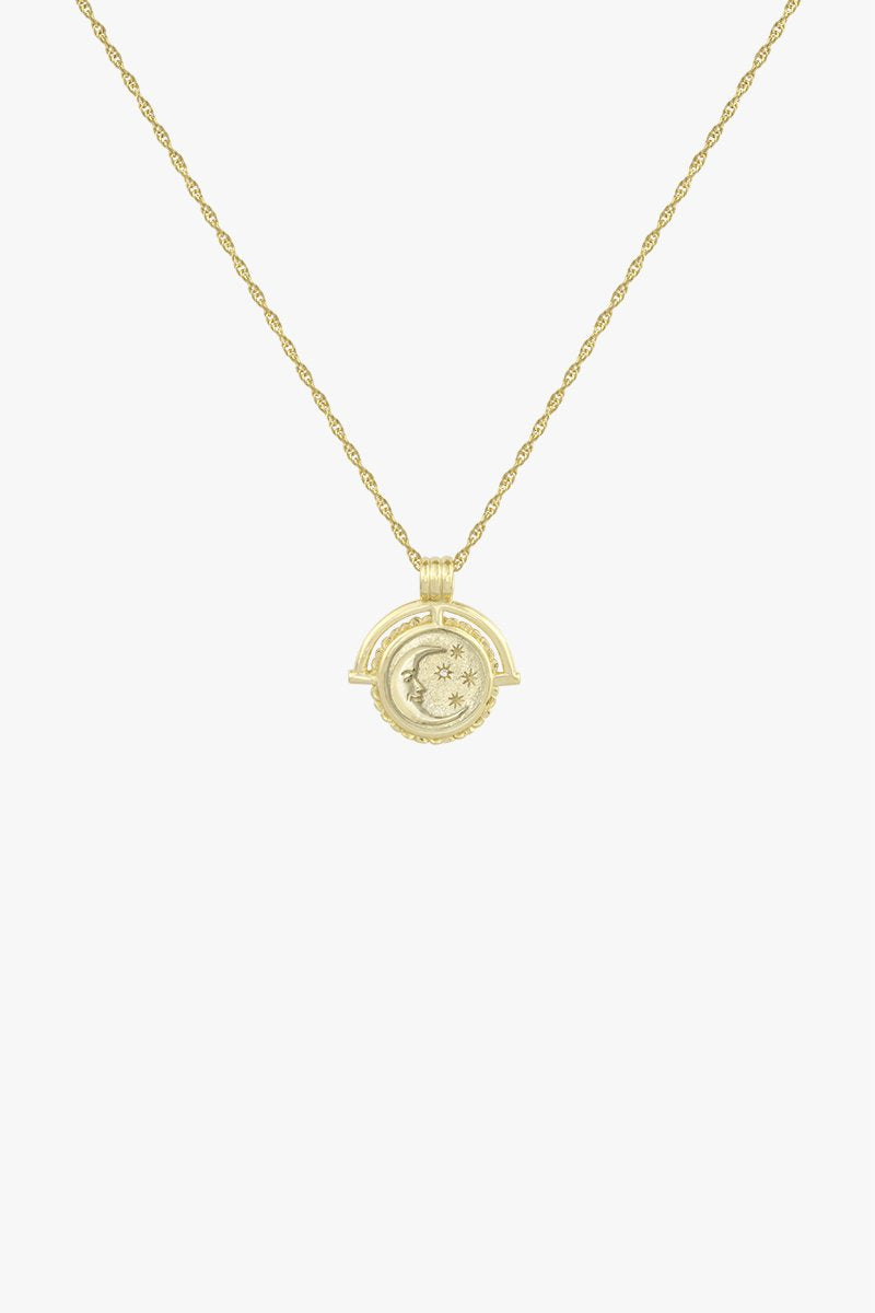 Nightfall pendant gold plated-abc
