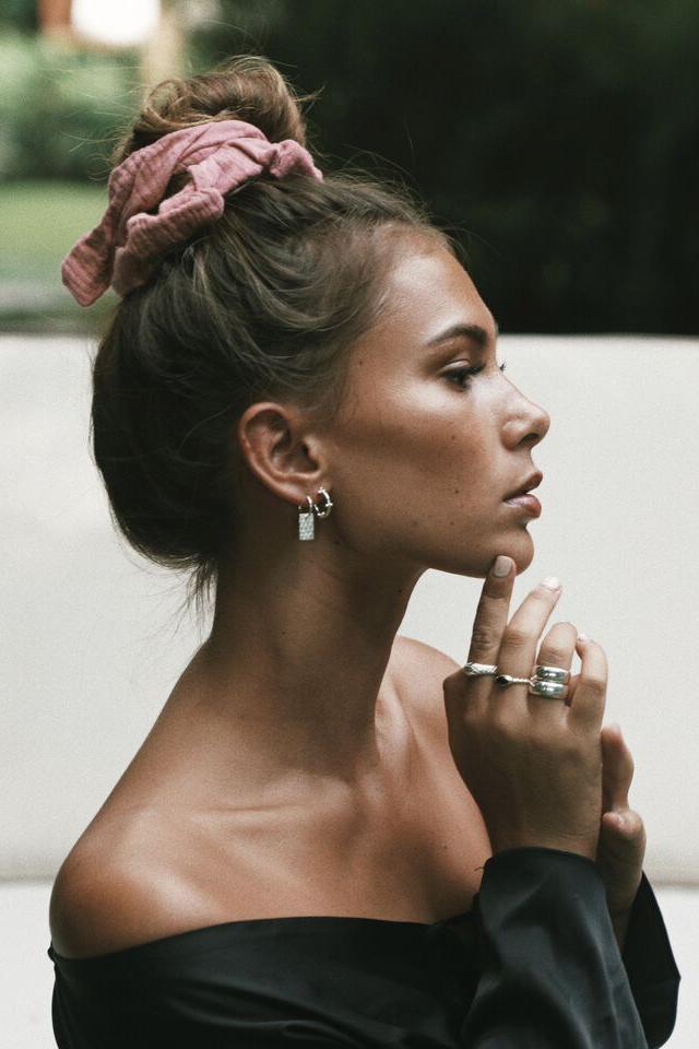 Double Trouble ring silver-abc