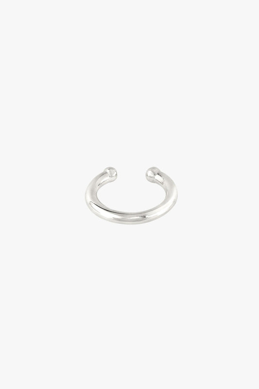 Classic ear cuff silver-abc