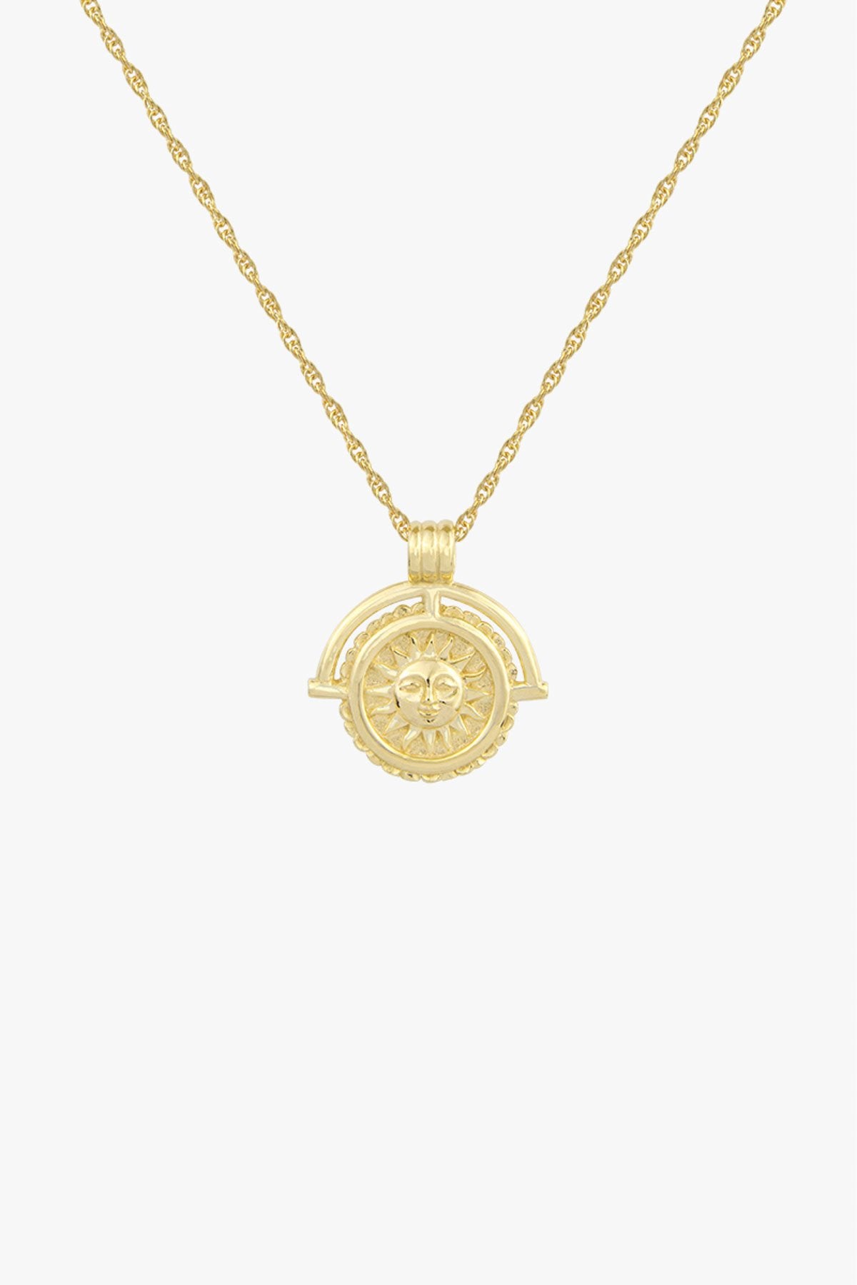 Nightfall pendant gold plated-abc