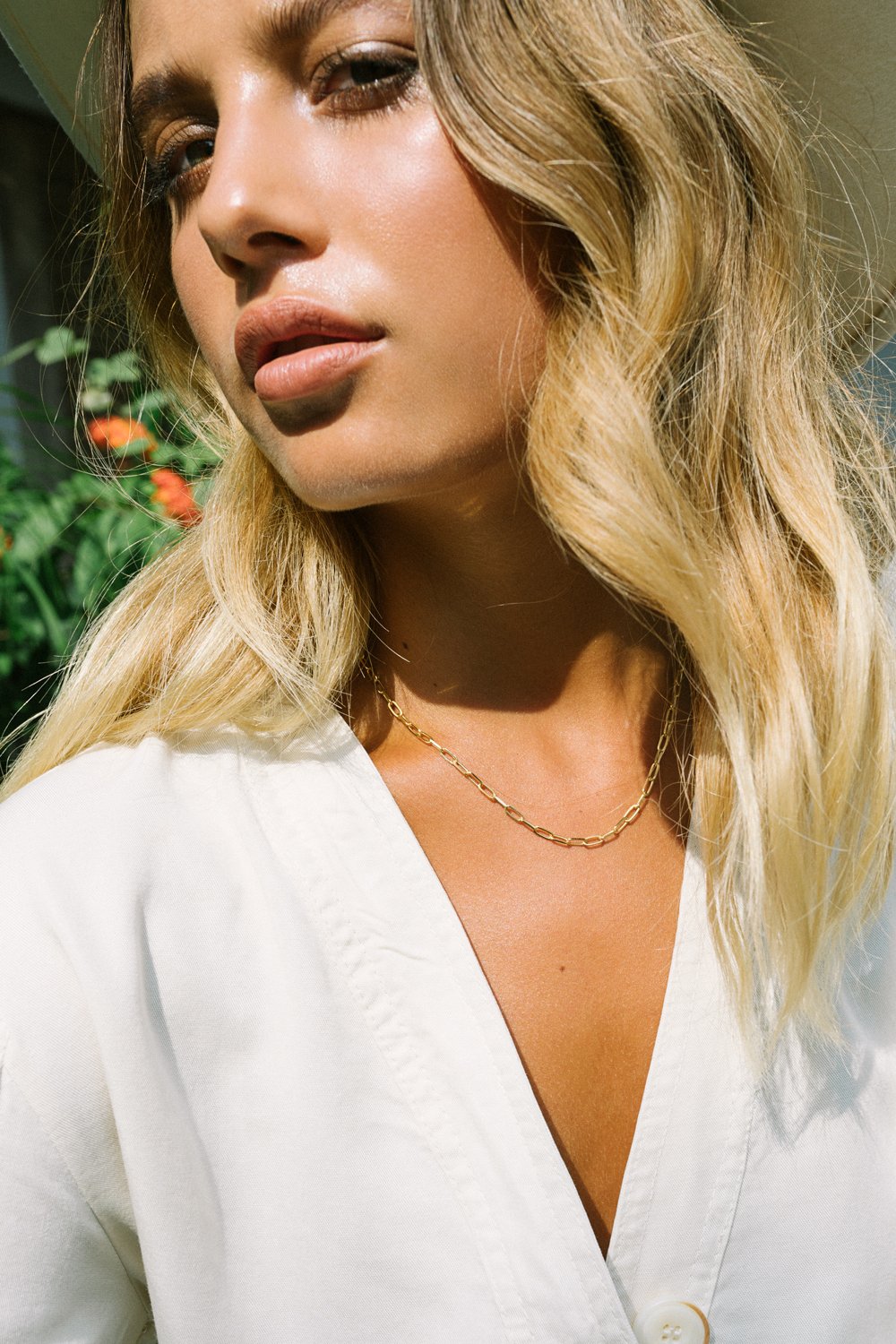 Round gold plated necklace (40cm & 50cm)-Necklace-Wildthings_collectables-Gold plated-40cm €54,95--abc