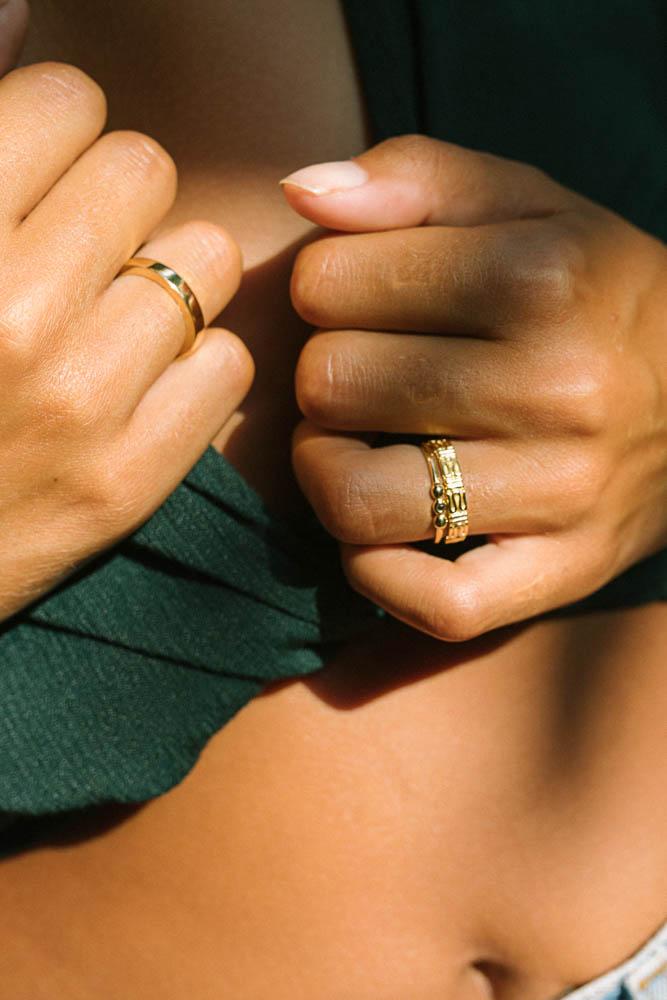 Obama ring gold plated-abc