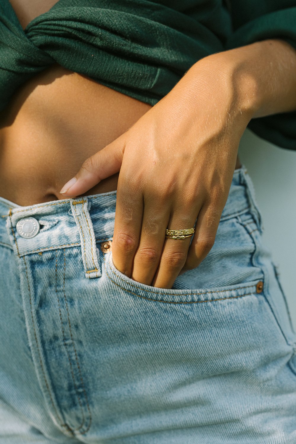 Obama ring gold plated-abc
