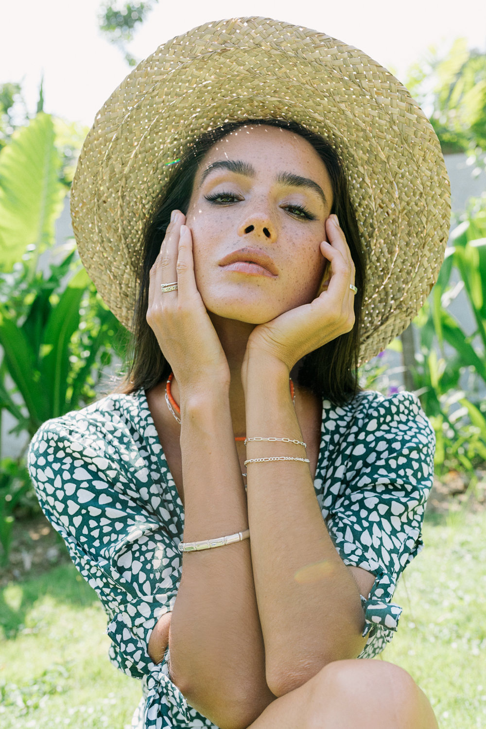 Chain bracelet silver-abc