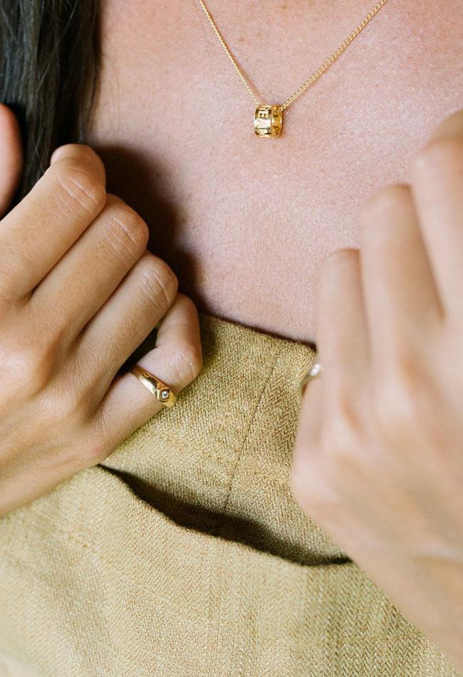 Little Bali ring 14k solid gold-abc