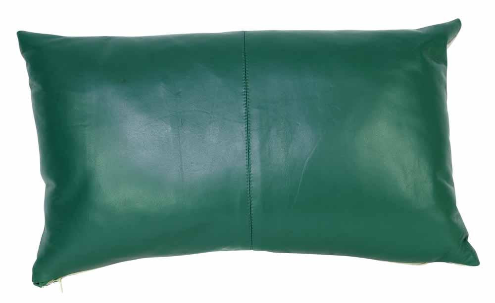 Nappa Leather Pillow Forest-abc