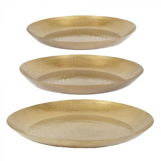 Tray Round 60x45x40 Brass Set/3-Accessories-Florabelle-Default Title---abc