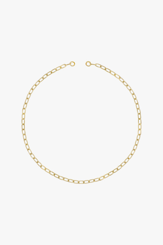 Chunky figaro clasp chain gold plated-abc