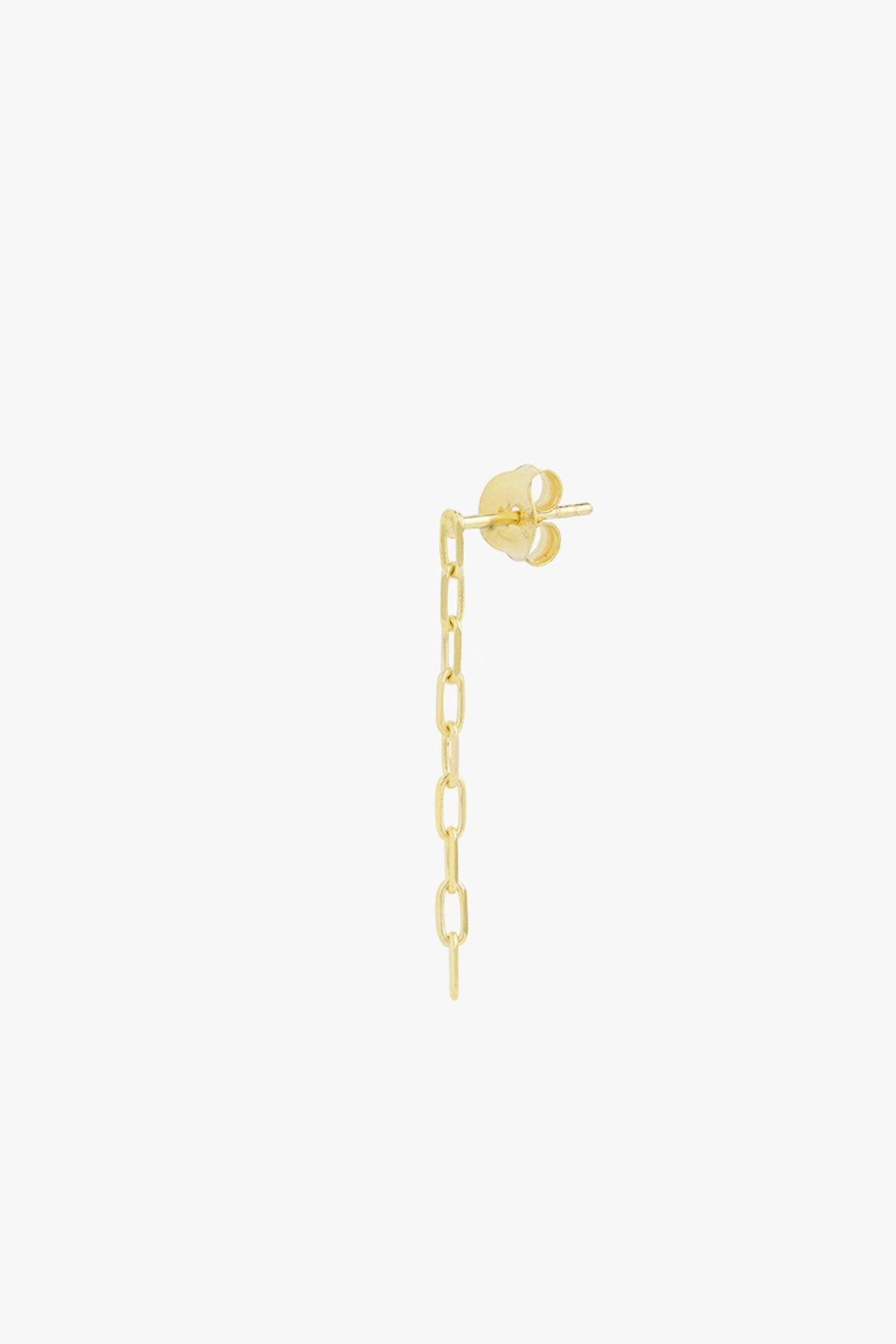 Chain Earring Gold Plated-abc