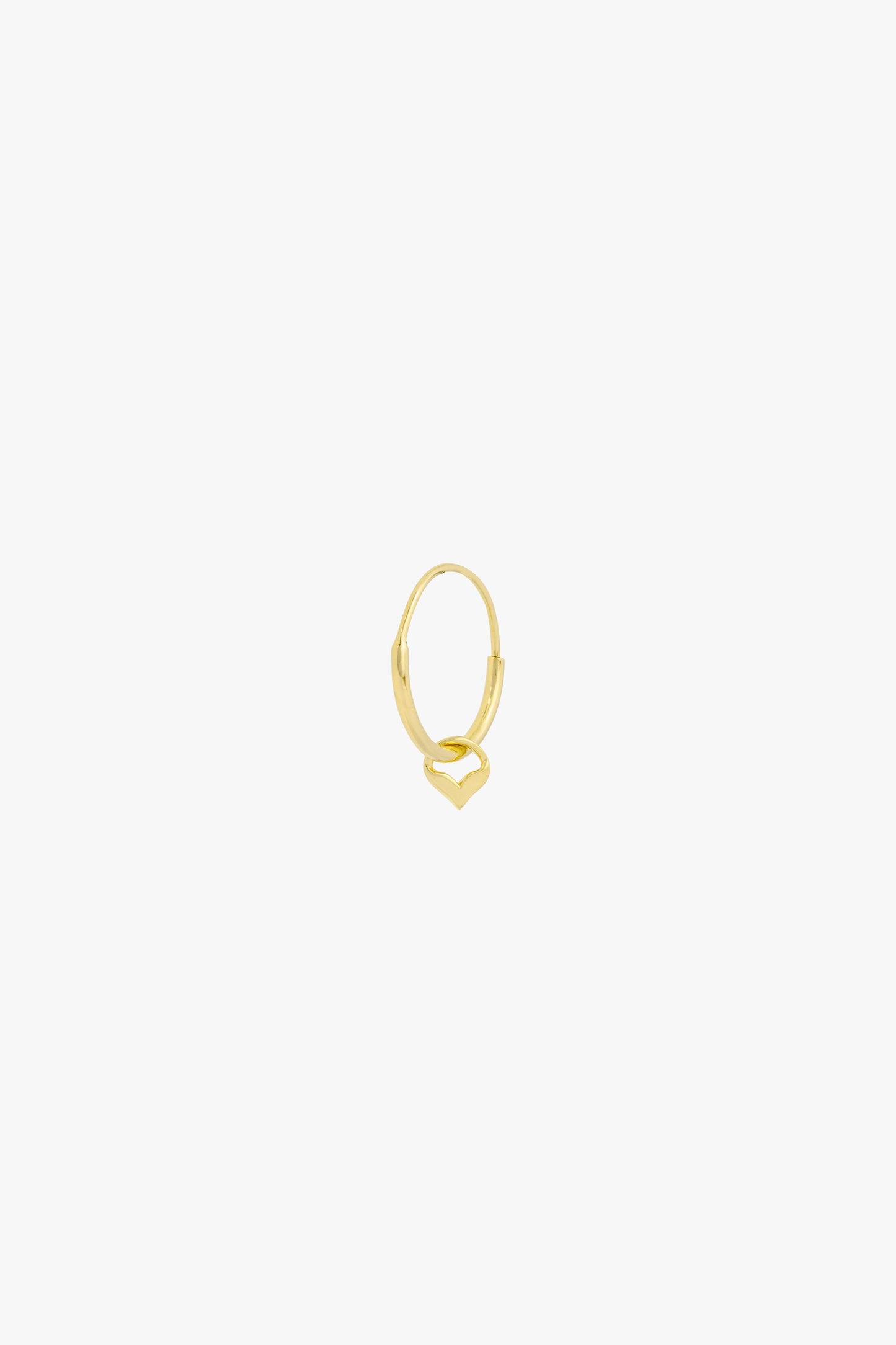 Mermaid hoop gold plated-abc