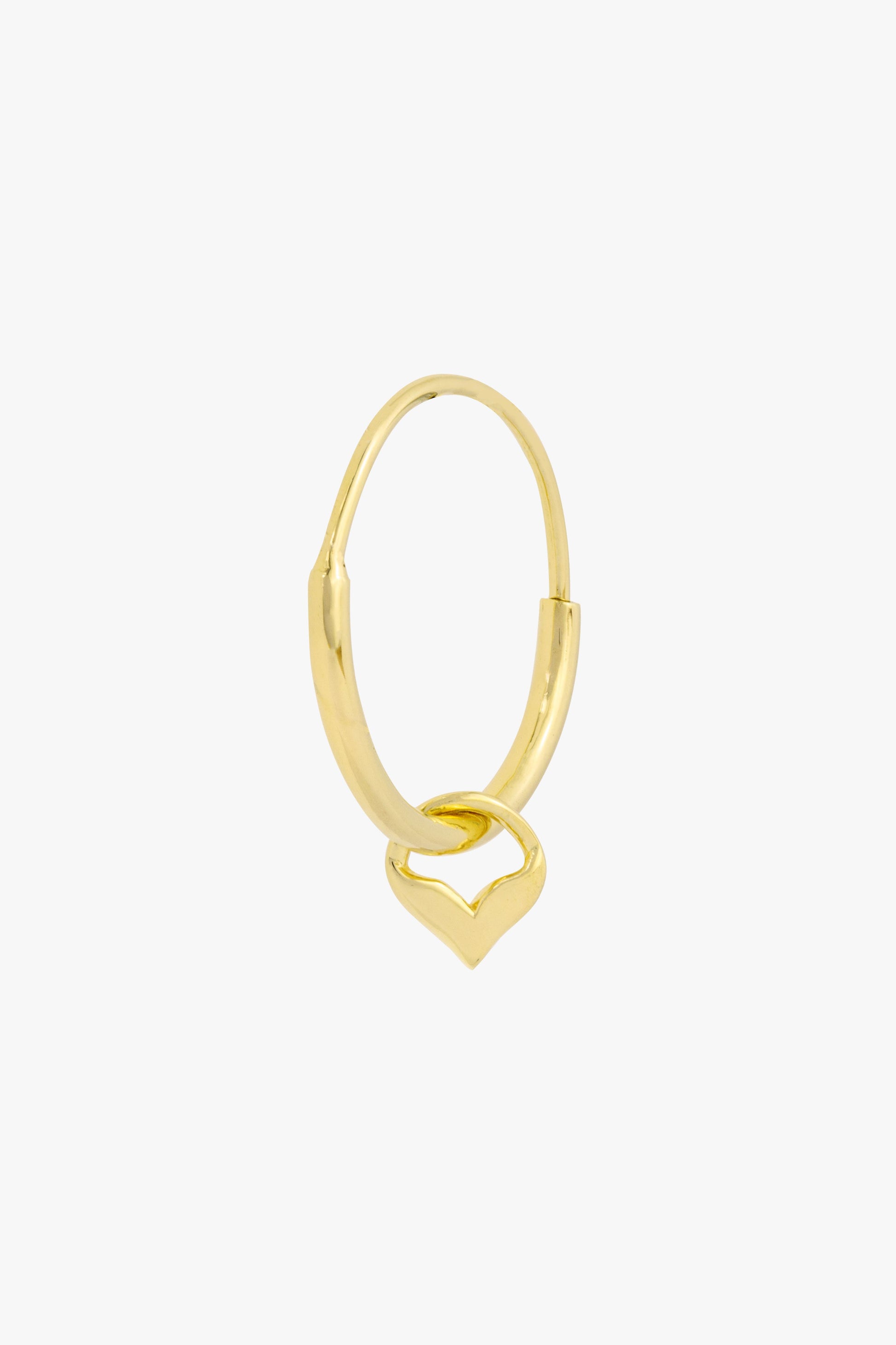 Mermaid hoop gold plated-abc