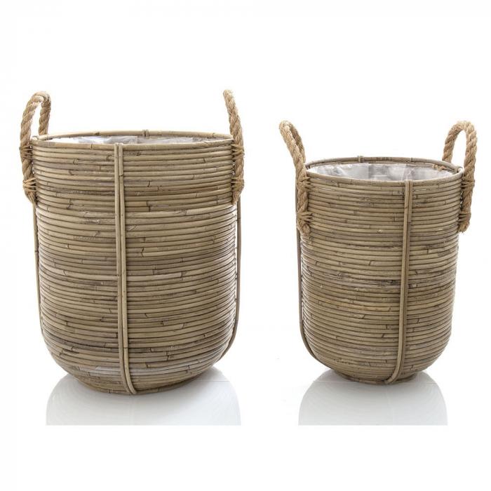 Playa Basket Stripe Set/2-Accessories-Florabelle-Default Title---abc