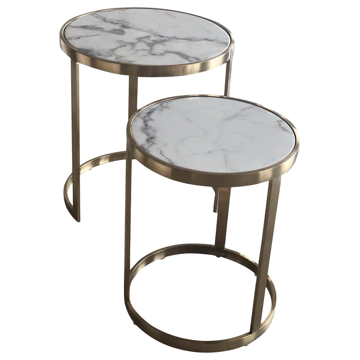 Splendour Side Table Set White Marble-Living-Future Classics Furniture-Default Title---abc