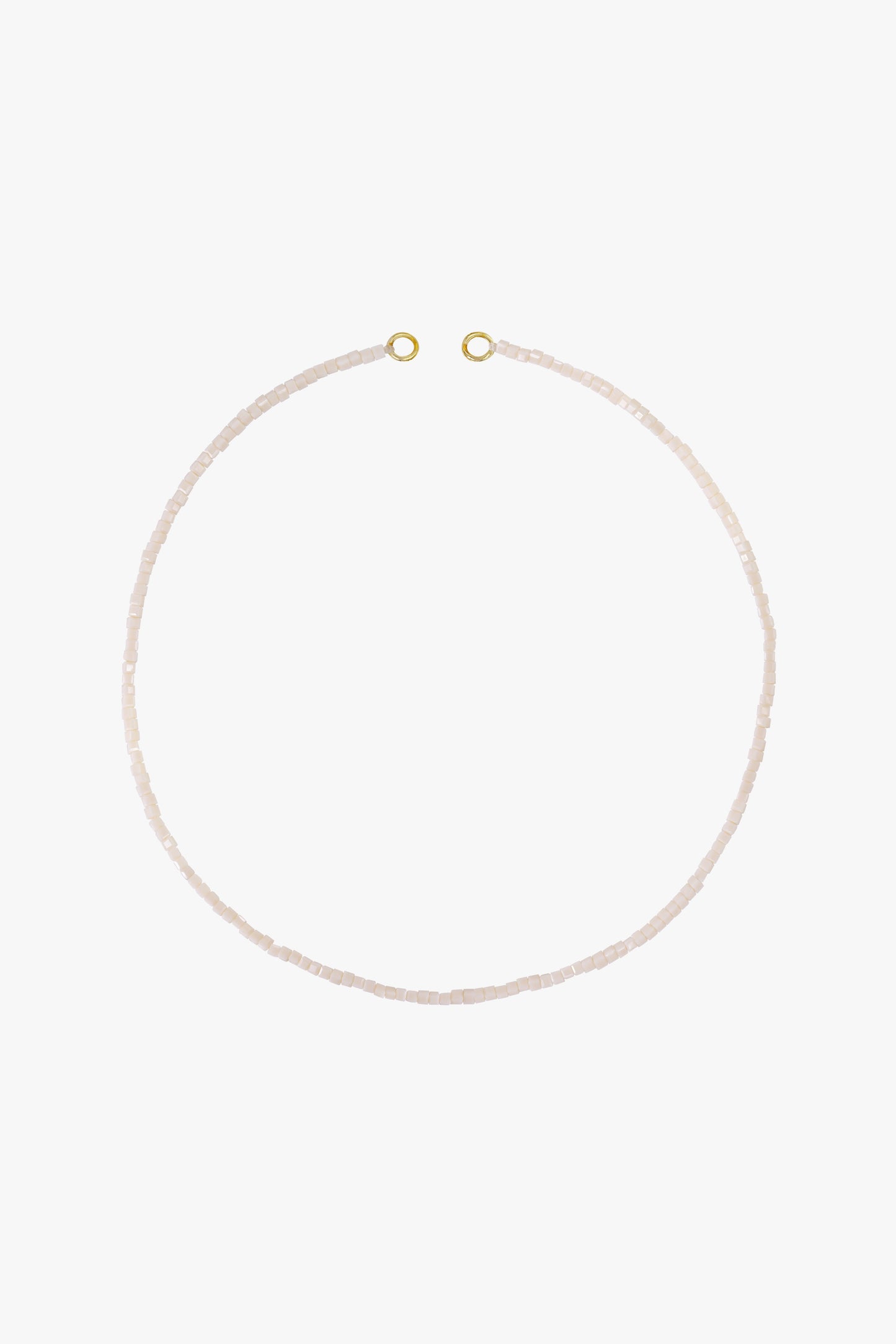 Desert cube clasp necklace gold plated-abc