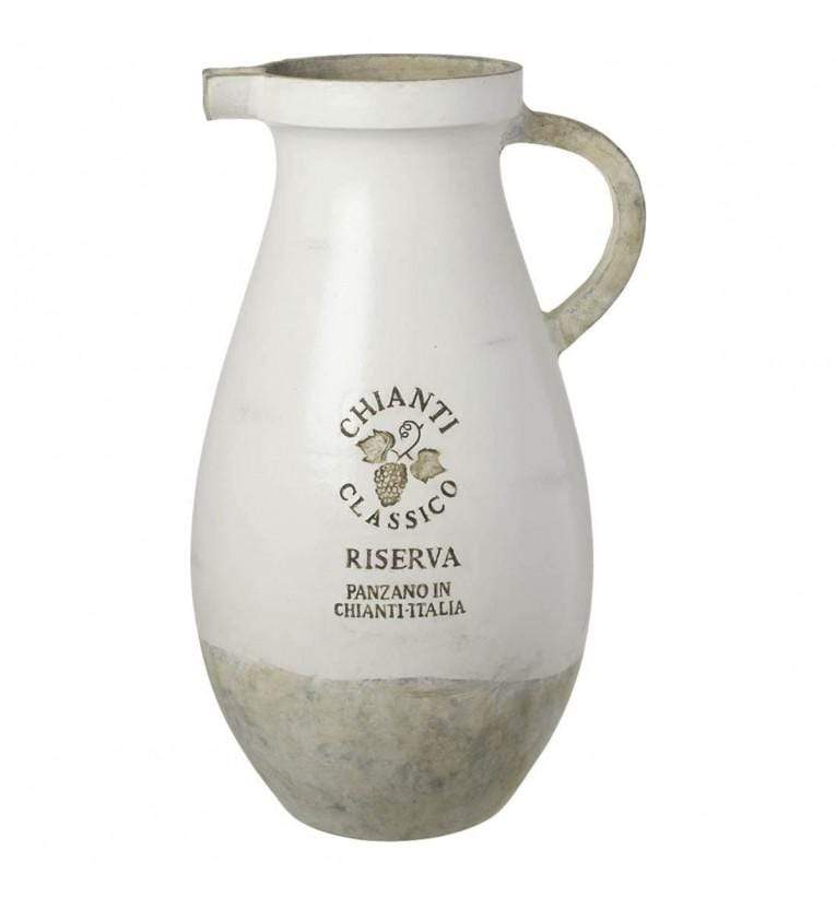 Chianti Pitcher White-abc