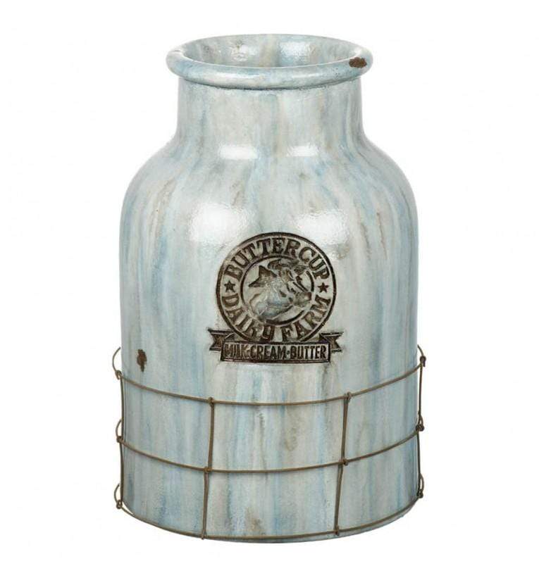 Buttercup Vase Ceramic Blue-abc