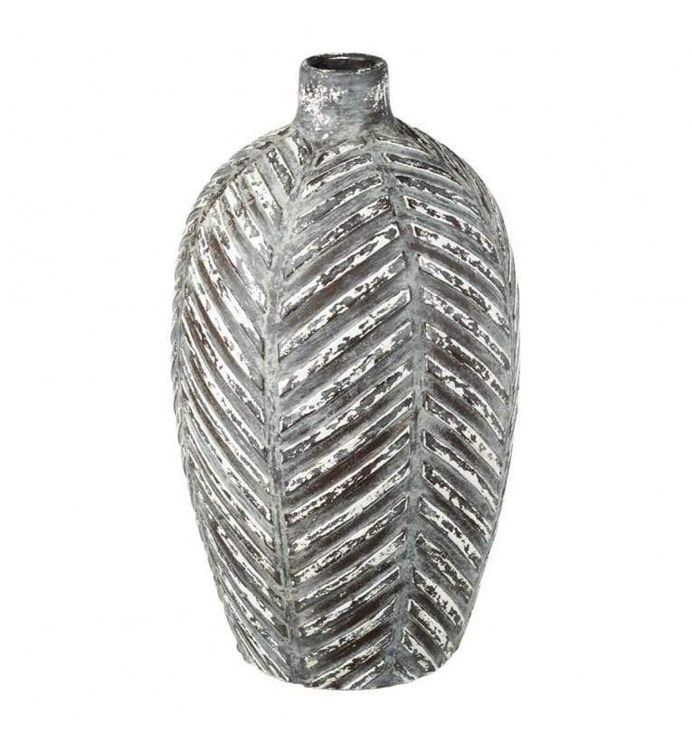 Zambia Vase Black & White Large-Accessories-Parlane-Default Title---abc