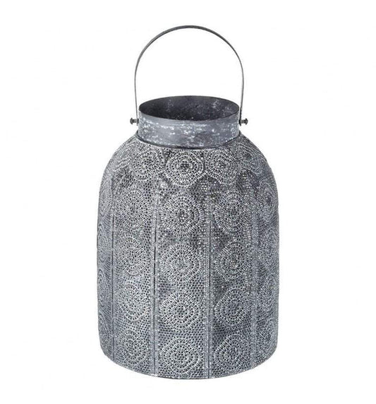 Fabienne Lantern Silver & Black-abc