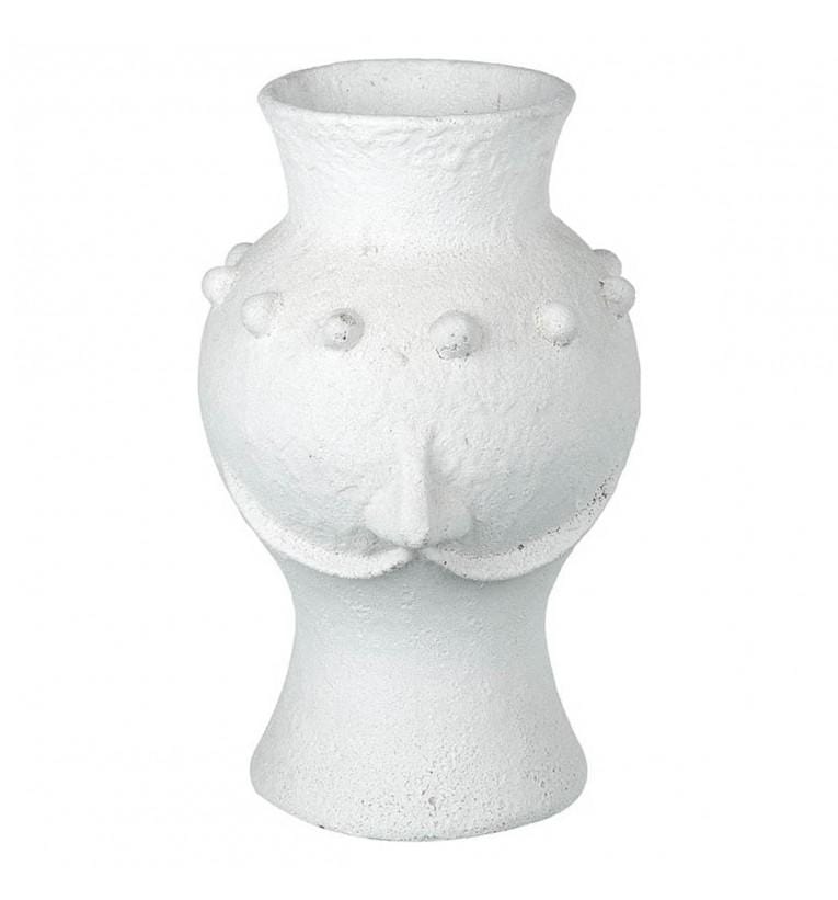 Moustache Vase White Large-abc