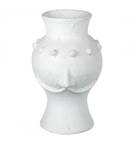 Moustache Vase White Large-abc