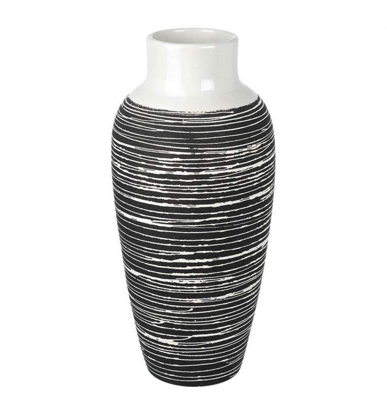 Roberta Vase Black & White Large-Accessories-Parlane-Default Title---abc