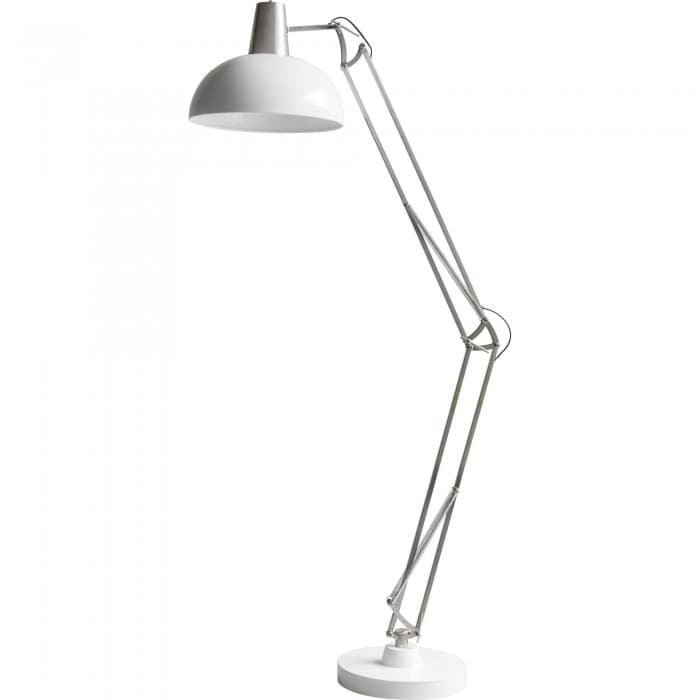 Walden Floor Lamp Brushed Nickle and White 1700mm-Floor Standing Lamps-Bodhi-Default Title---abc