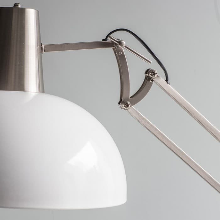 Walden Floor Lamp Brushed Nickle and White 1700mm-Floor Standing Lamps-Bodhi-Default Title---abc