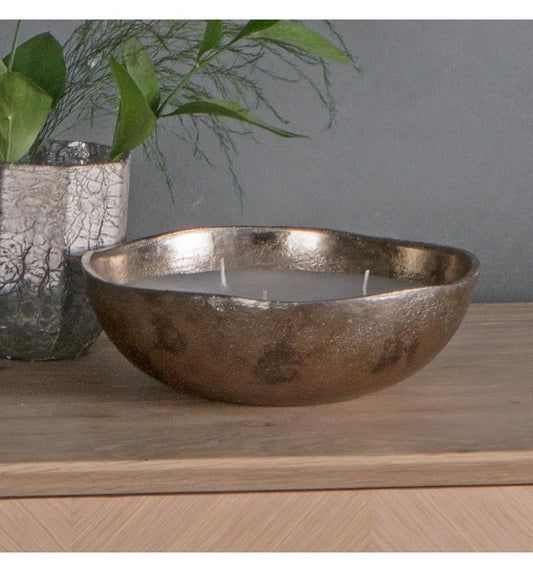 Dollana Round Candle Gold Large-abc