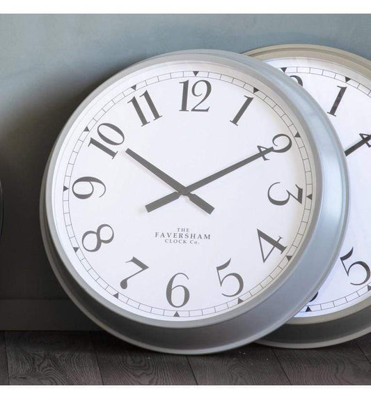 Orville Clock Fossil Grey-abc