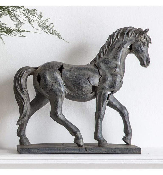 Tamir Antique Horse Statue-Accessories-Parlane-Default Title---abc