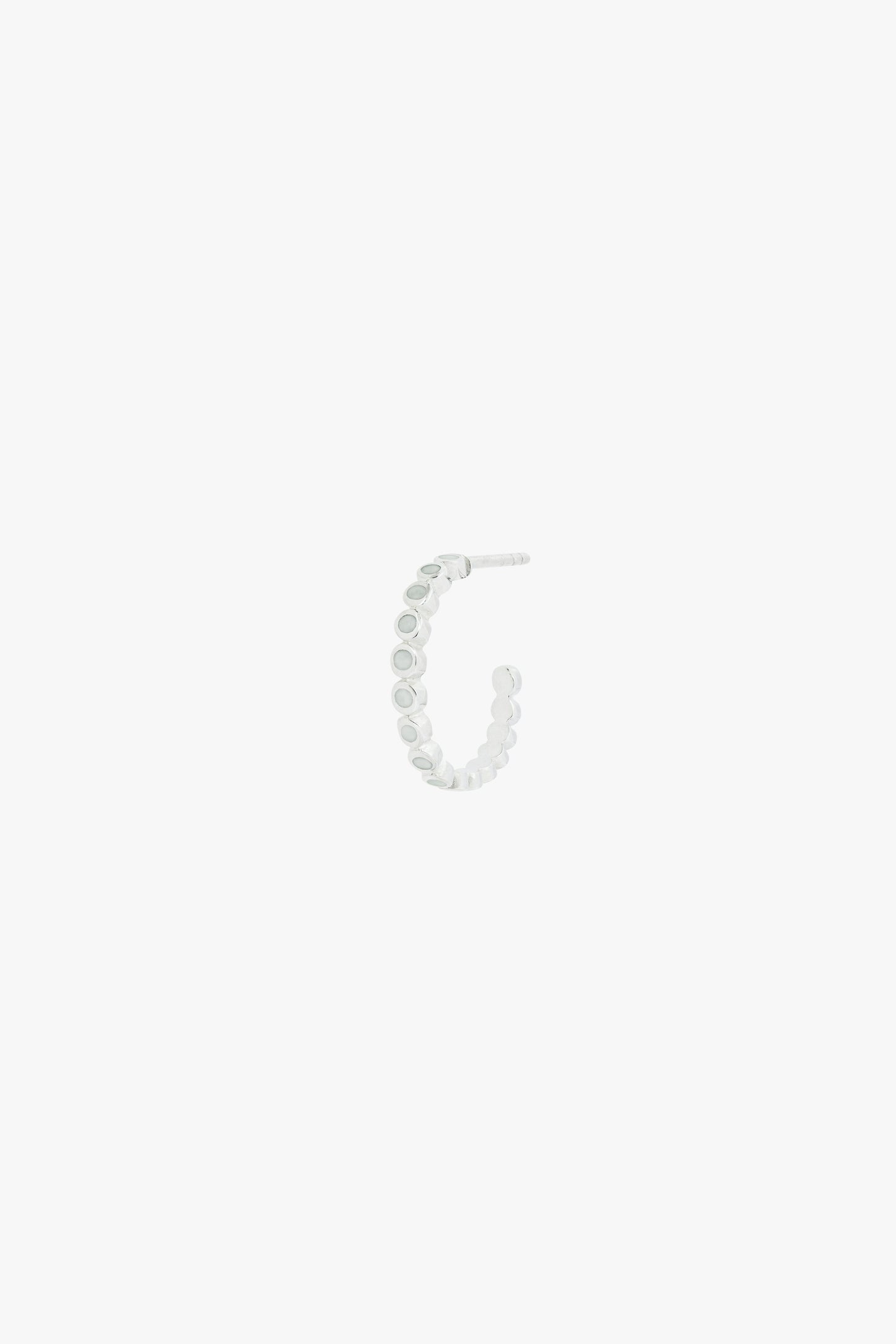 Breeze hoop silver-abc