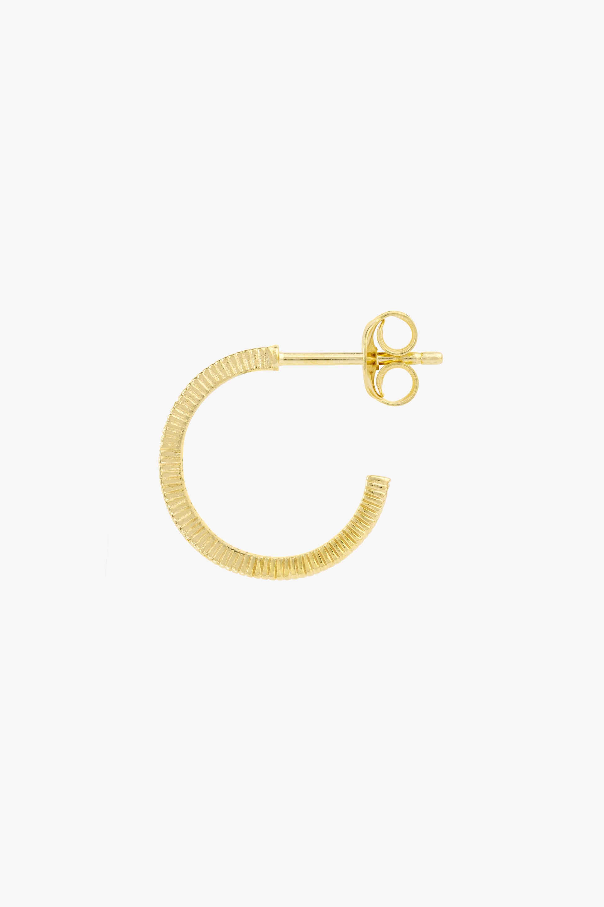 Eternity hoop gold plated-abc
