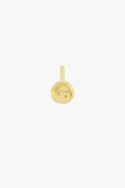 Yin yang stud gold plated-Stud-wildthings_collectables-Gold Plated---abc
