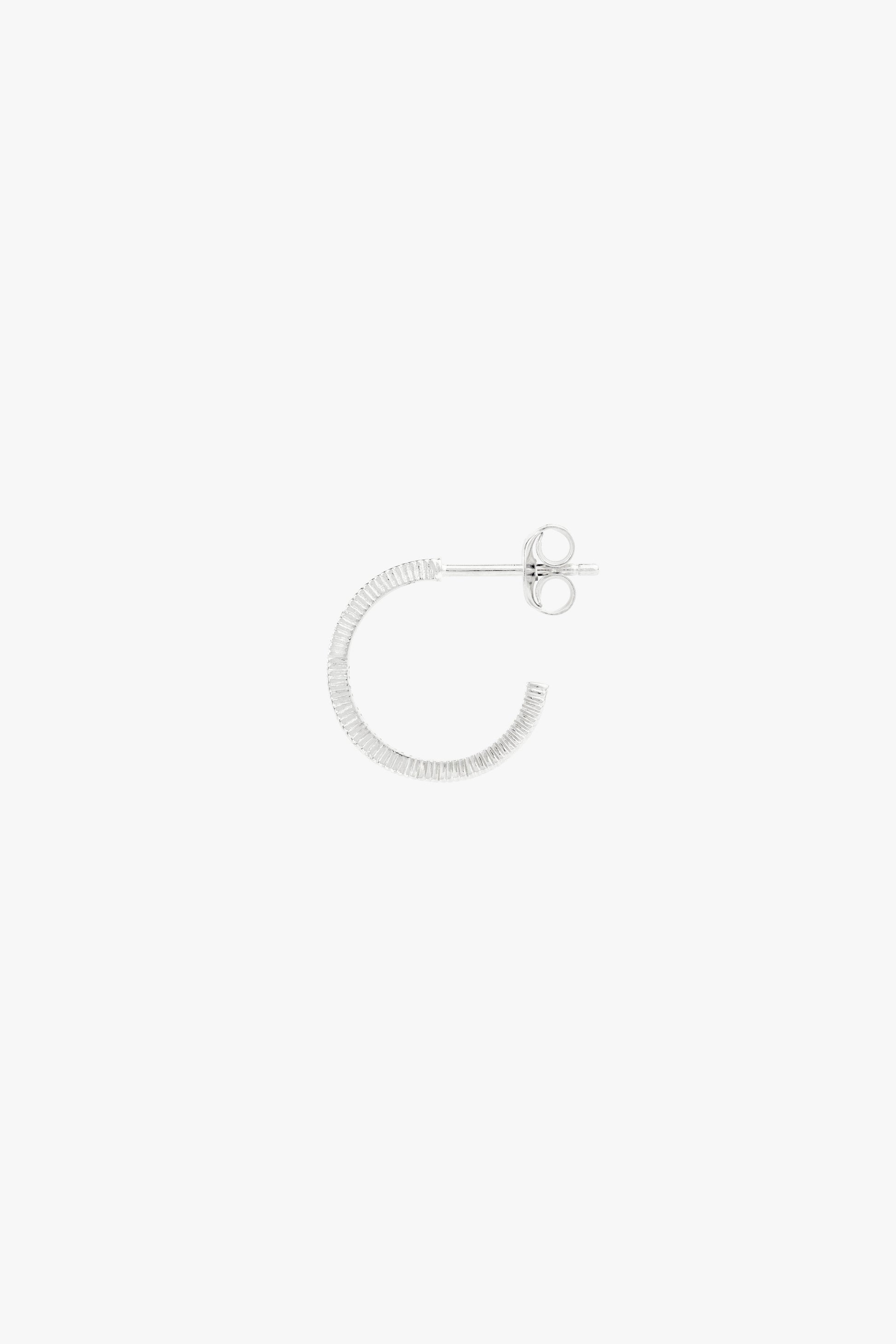 Eternity hoop silver-abc