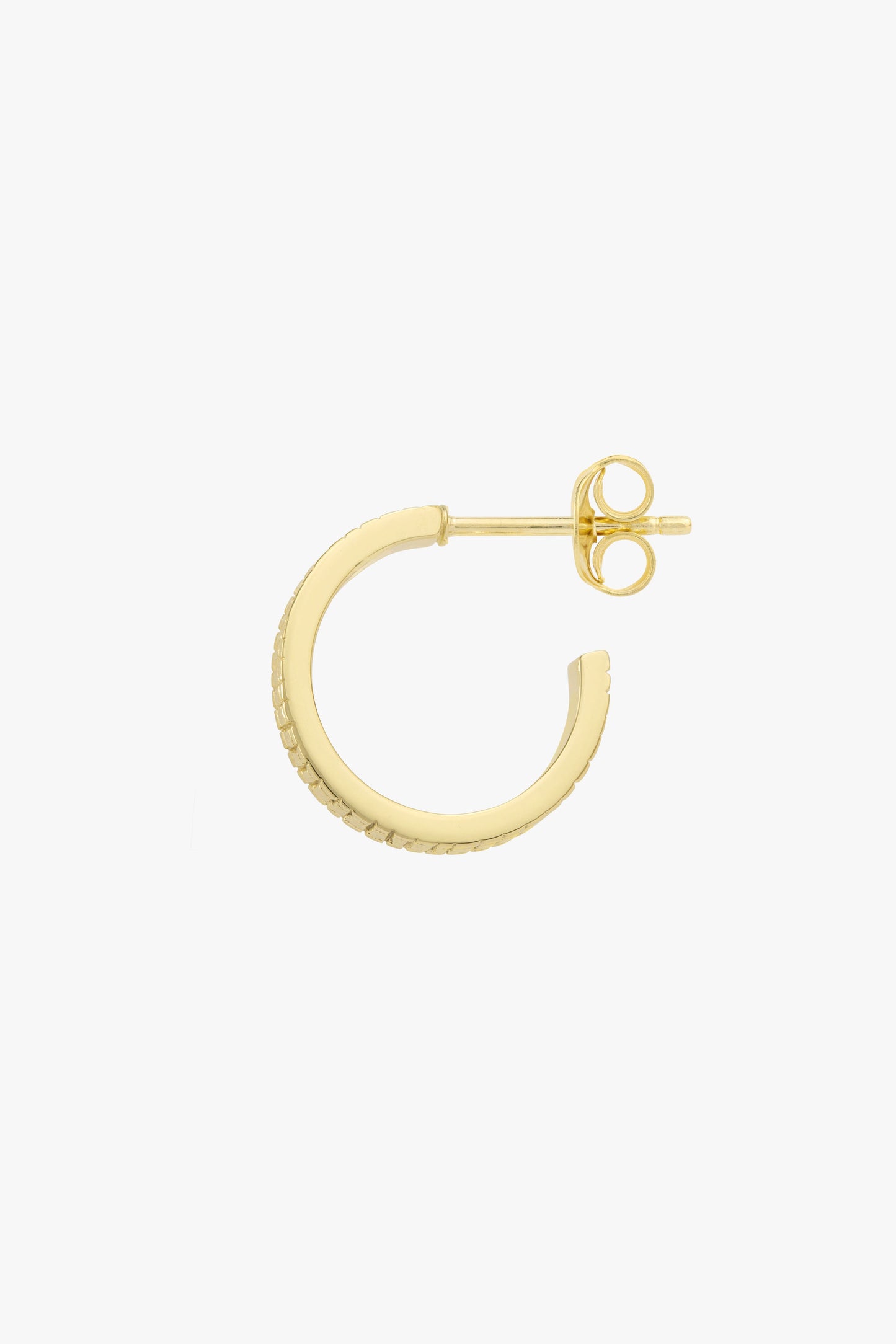 Crocodile hoop gold plated-abc