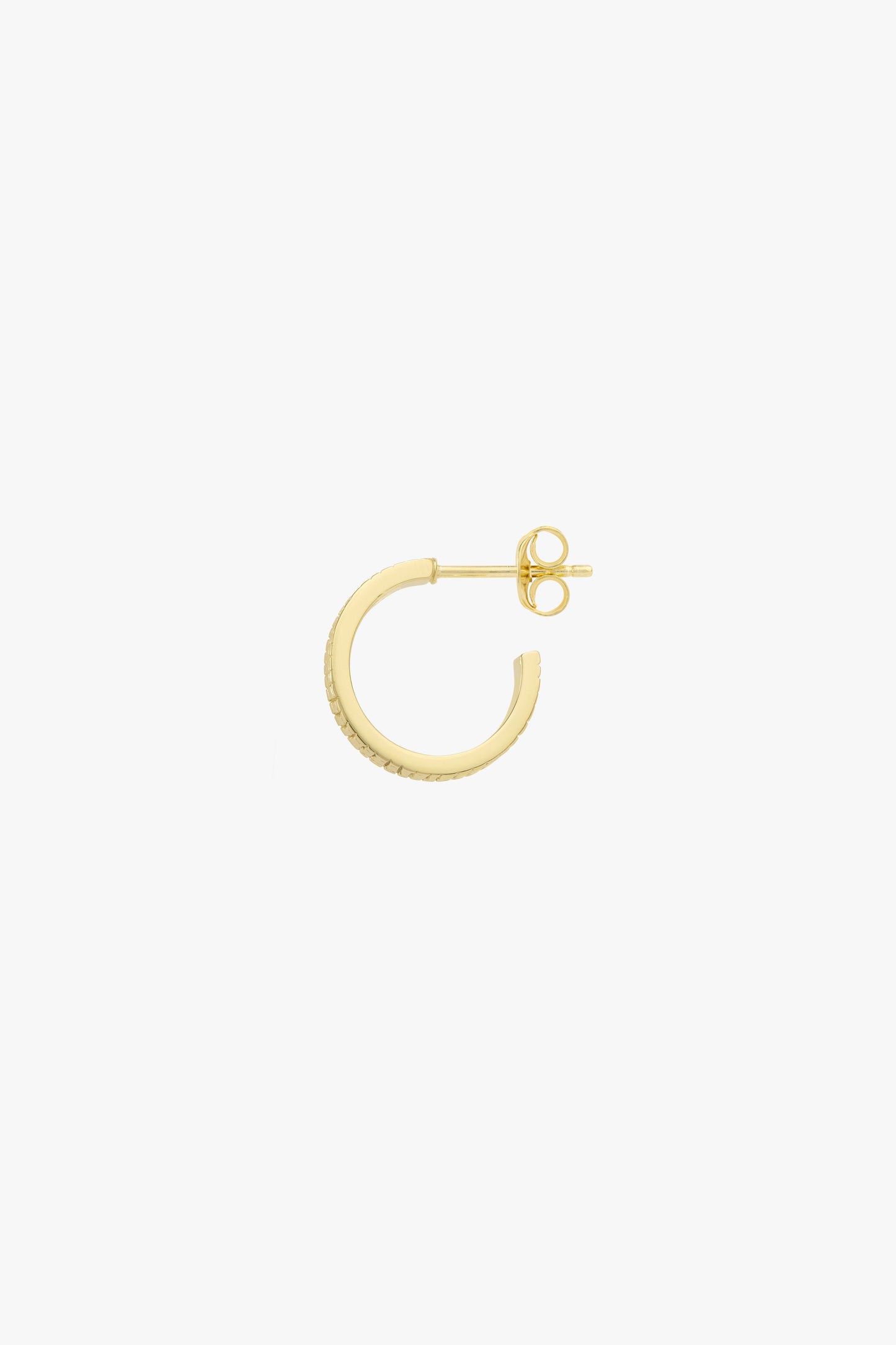 Crocodile hoop gold plated-abc