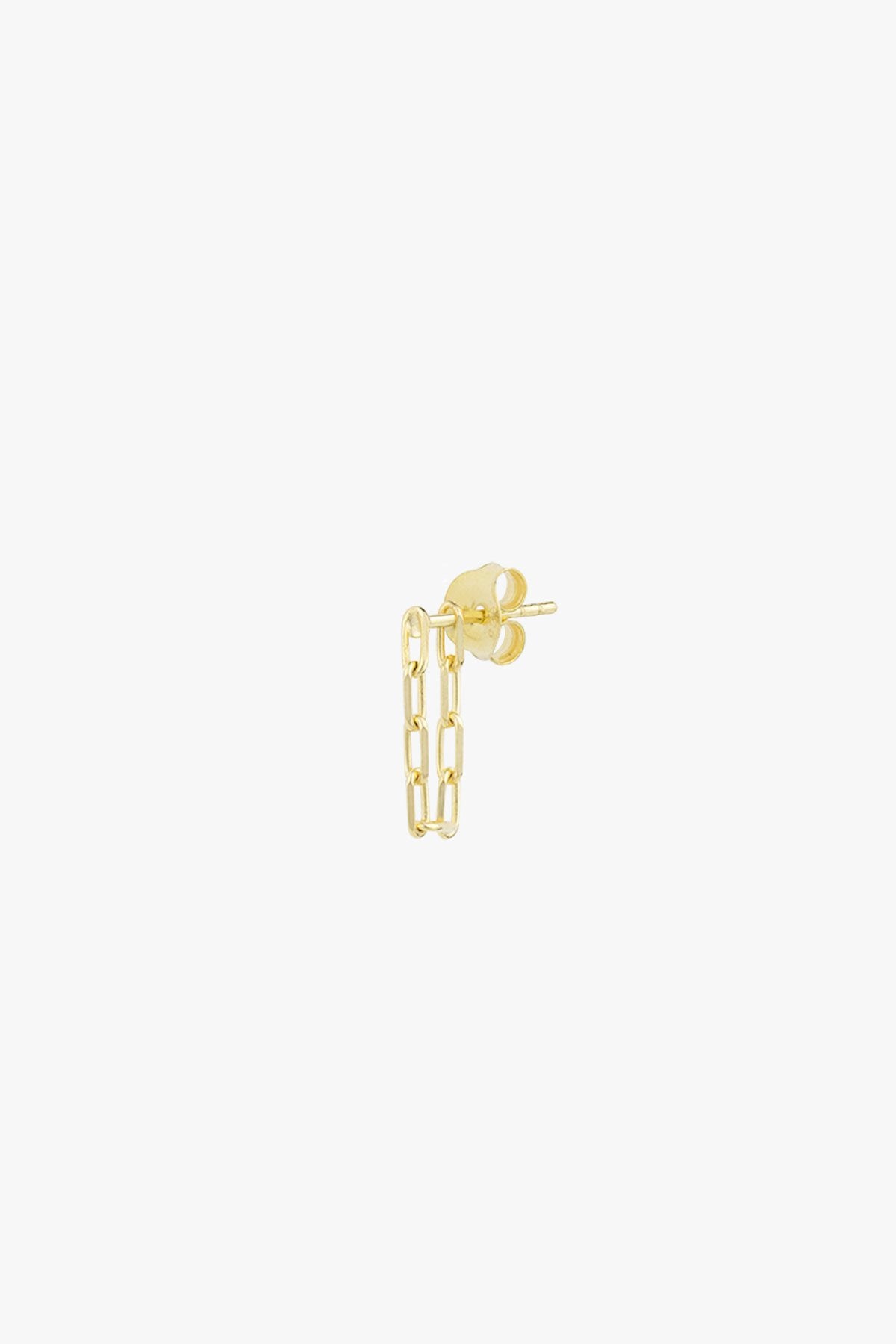 Chain Earring Gold Plated-abc