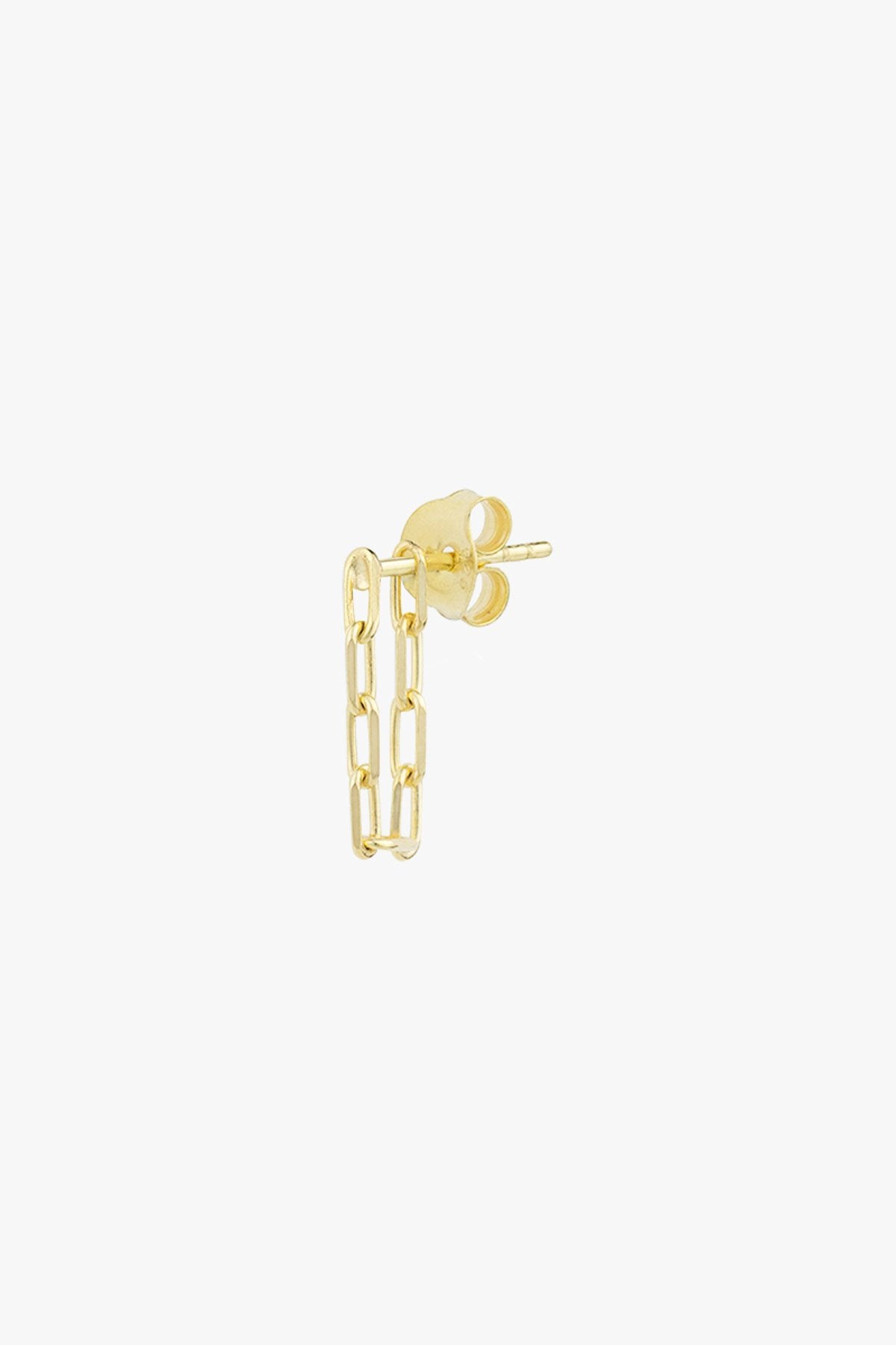 Chain Earring Gold Plated-abc