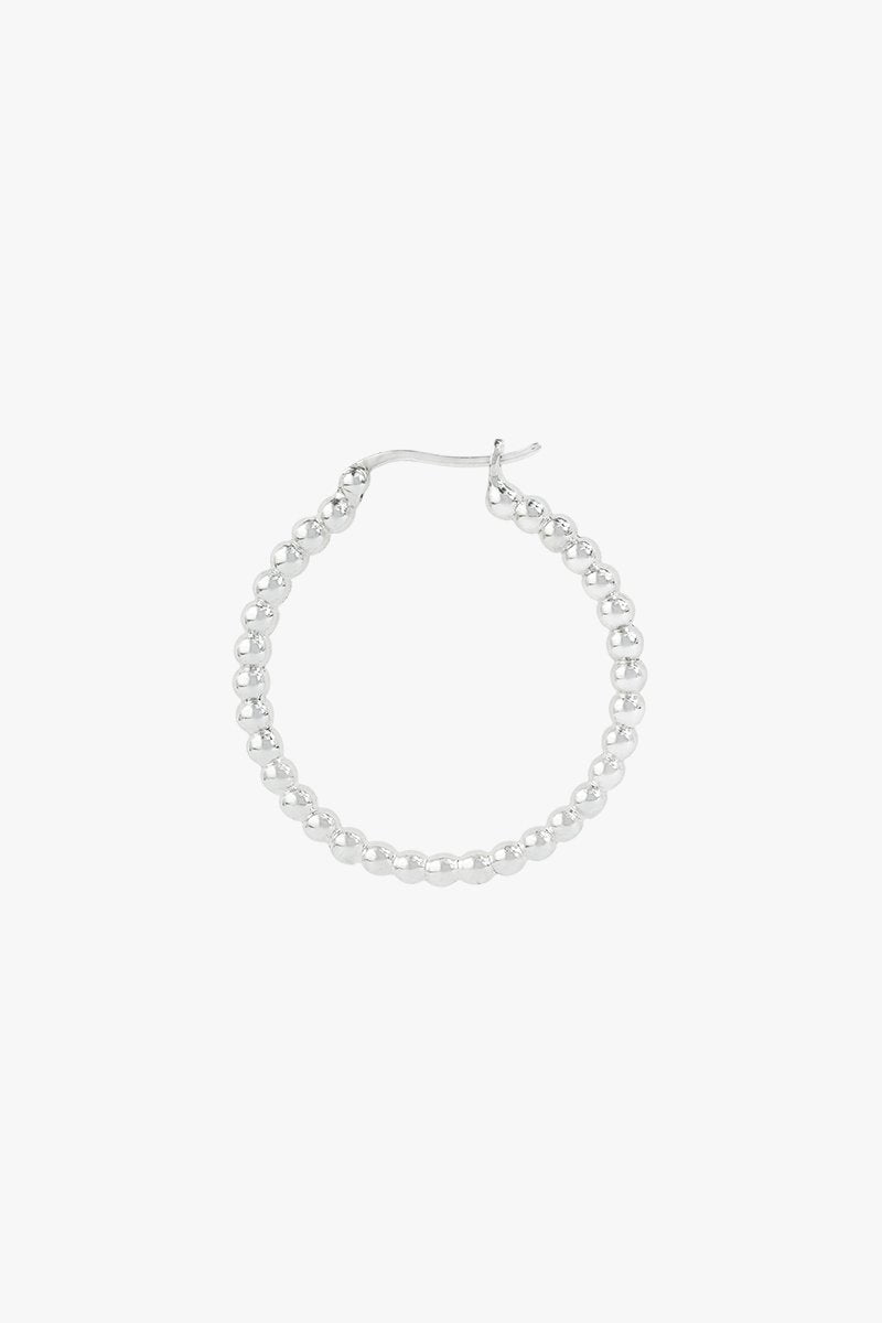Dots hoop silver 30mm-abc