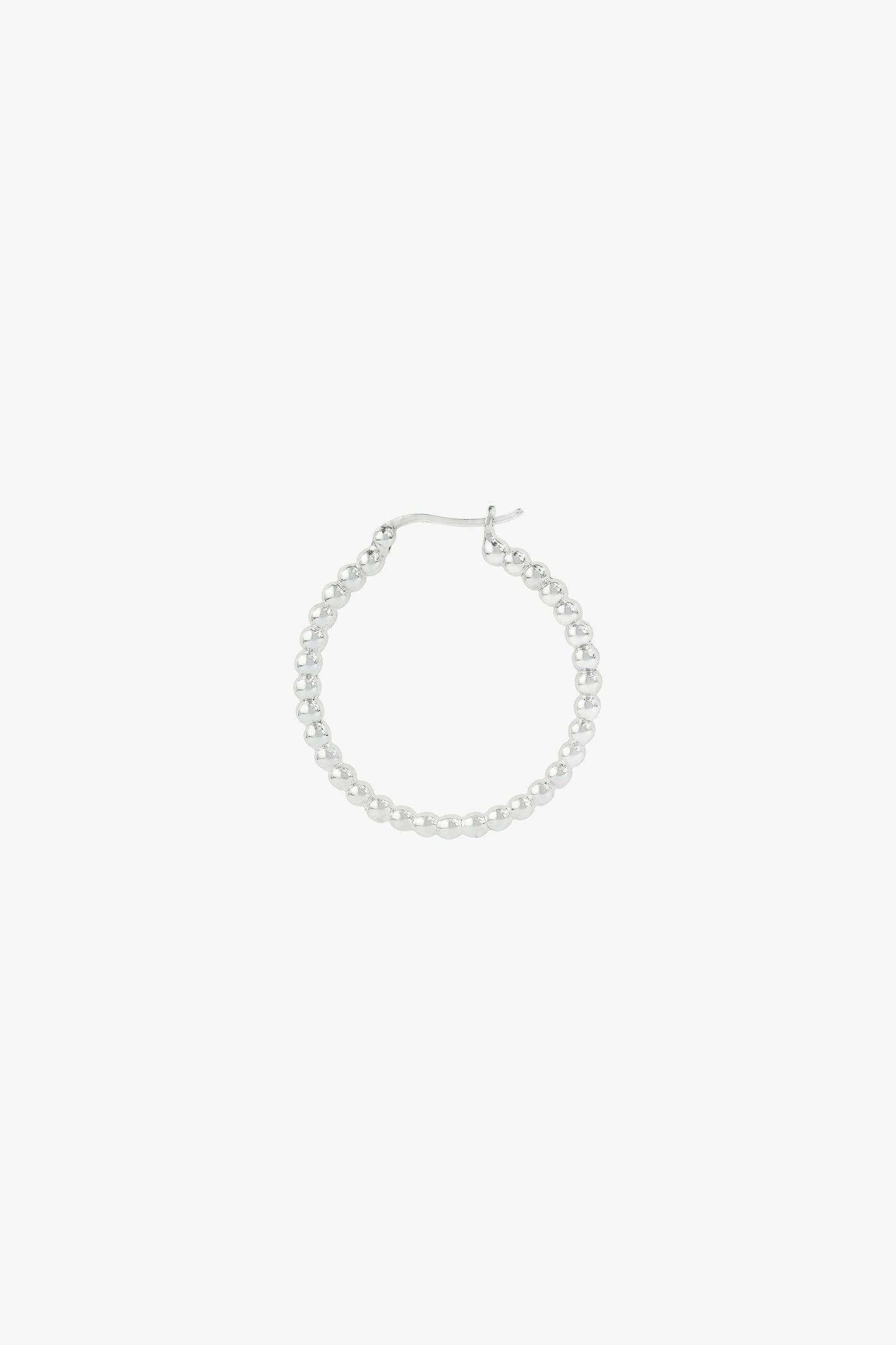 Dots hoop silver 30mm-abc