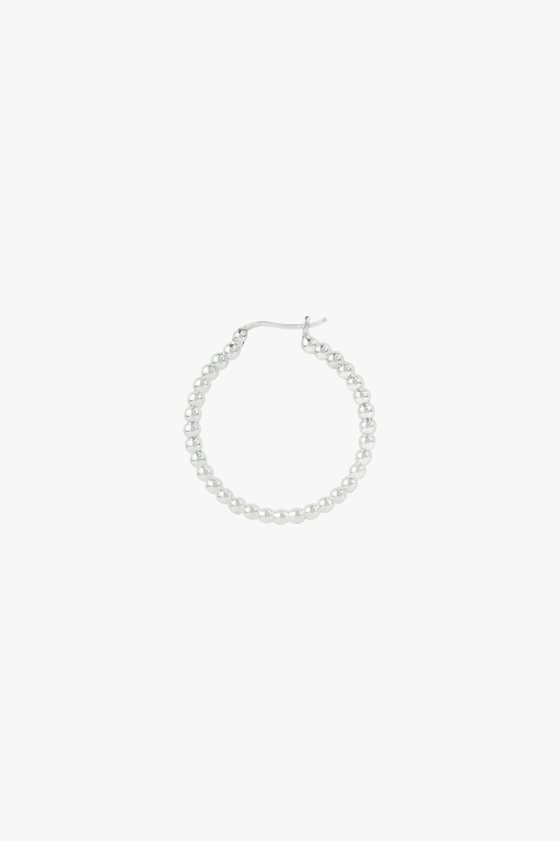 Dots hoop silver 30mm-abc
