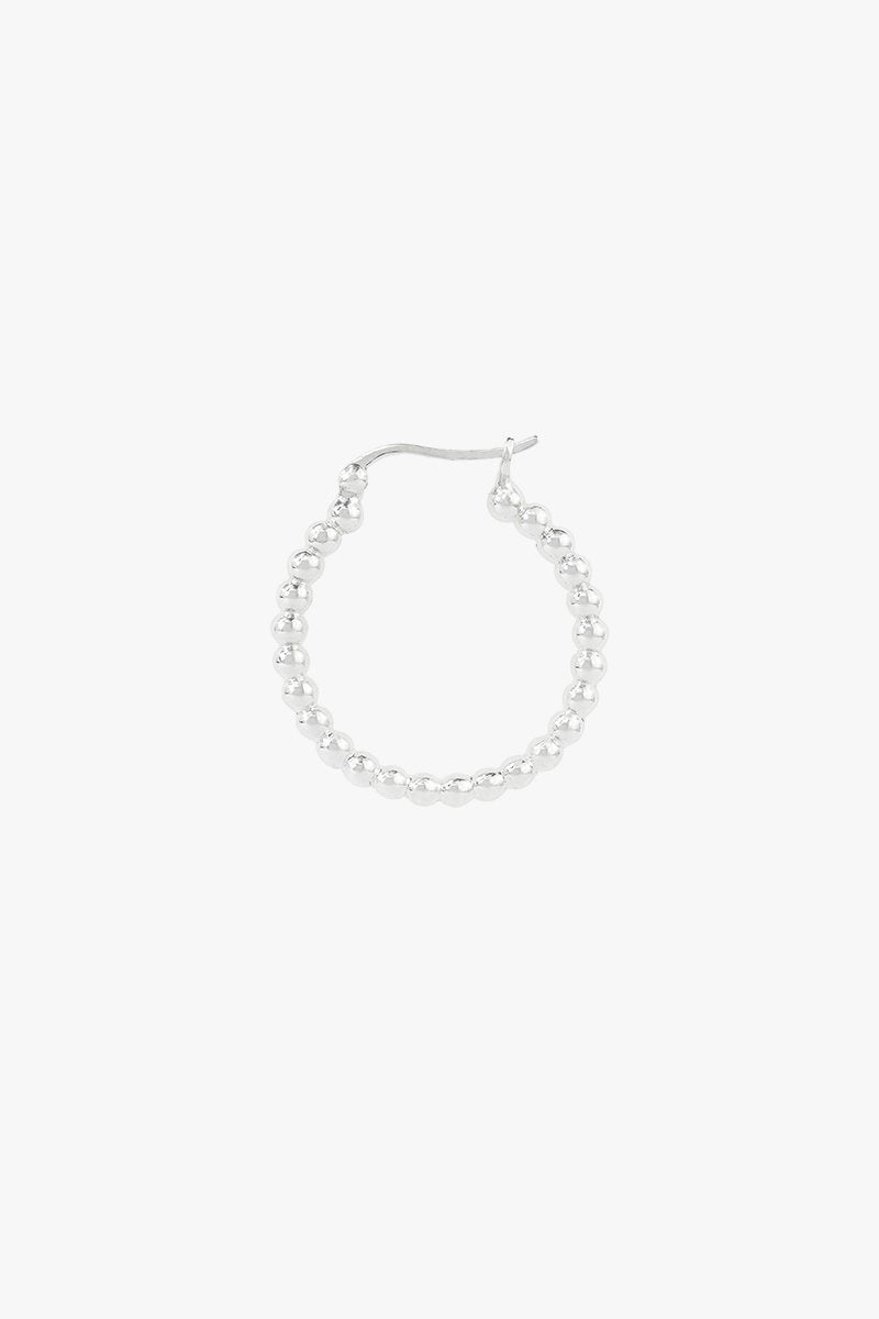 Dots hoop silver 23mm-abc