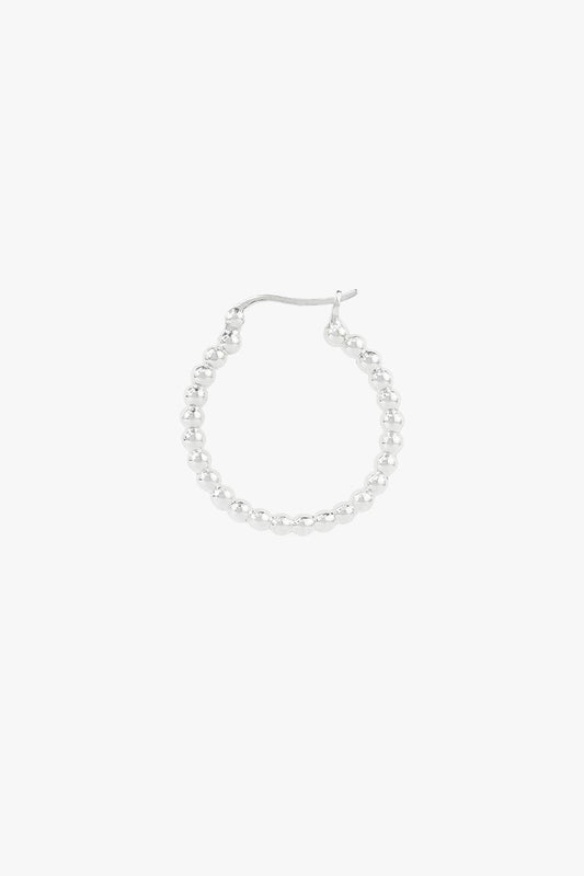 Dots hoop silver 23mm-abc