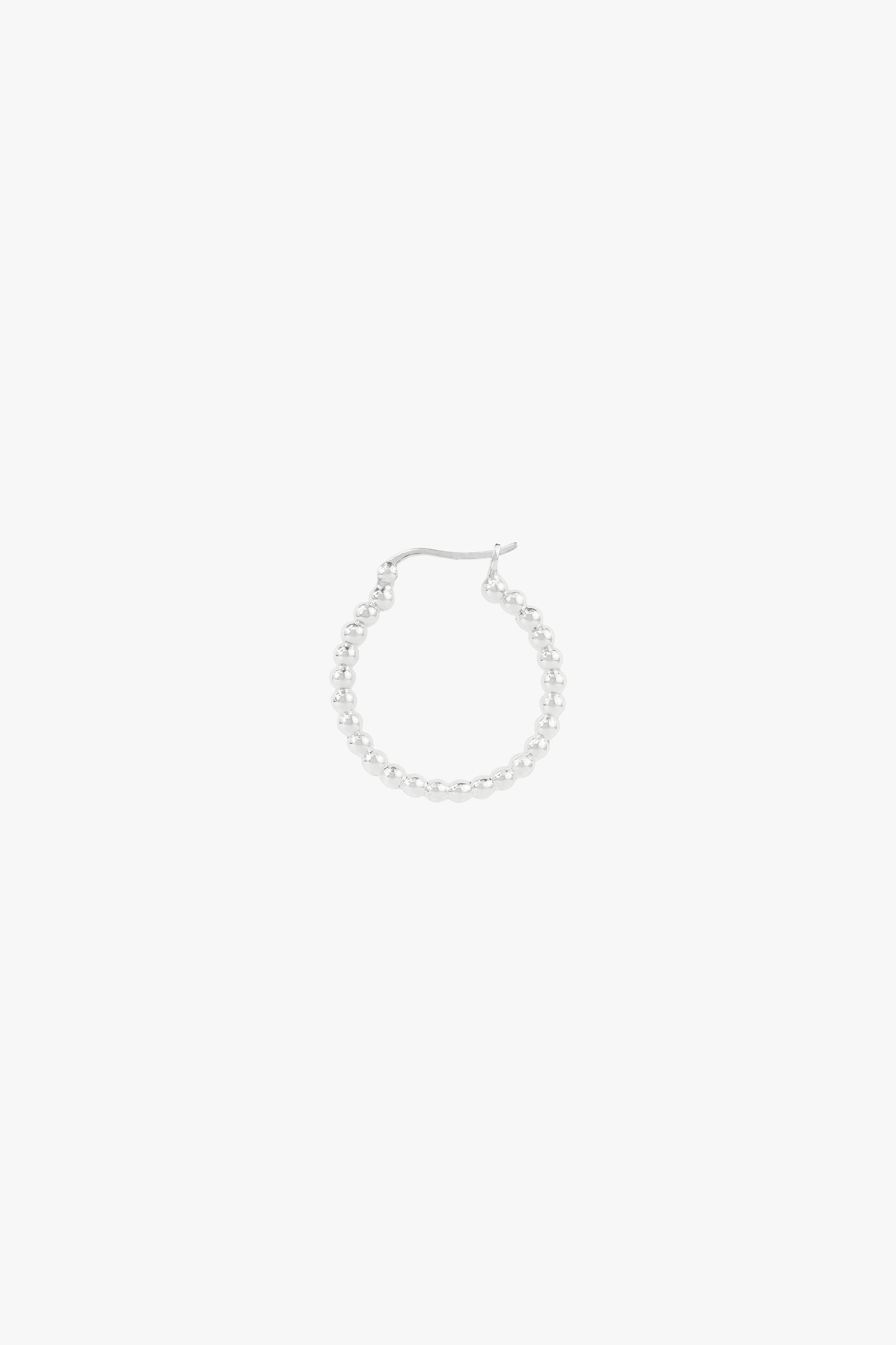 Dots hoop silver 23mm-abc