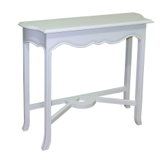 White Plain J-Side Table-Living-Liberty Homeware-Default Title---abc