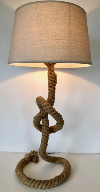 Twisted Rope Table Lamp-Lighting-Liberty Homeware-Default Title---abc