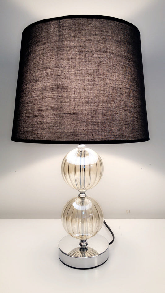 Tinted Tawny Mini Glass Table Lamp-Lighting-Liberty Homeware-Default Title---abc