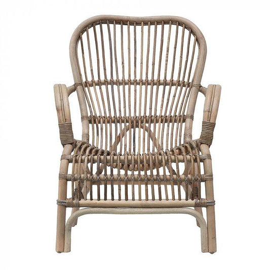 Seville Rattan Armchair Grey-Living-Florabelle-Default Title---abc