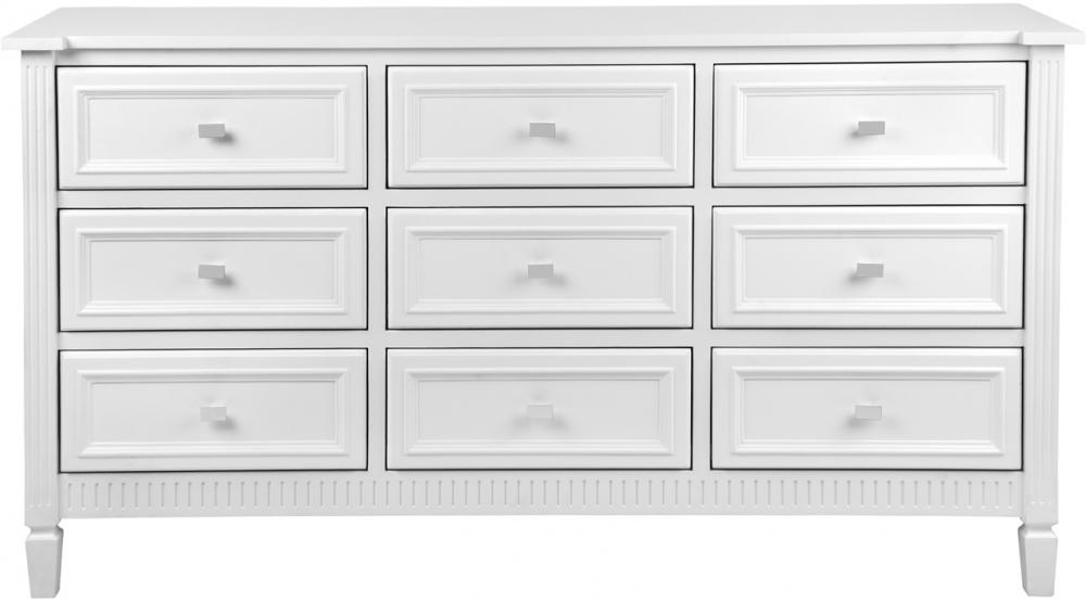 Merci Satin Finished Chest - White-abc